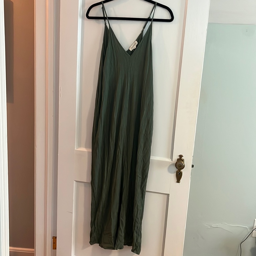 Olive Green Maxi Dress